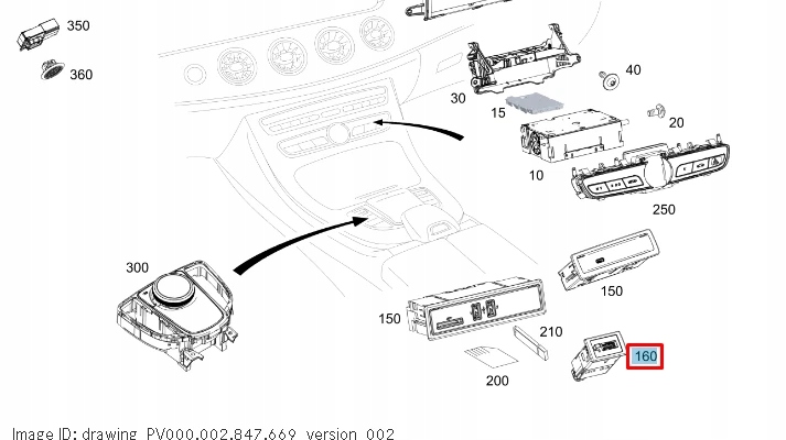фото №11, Mercedes-benz e w213 usb port шатун unit a2138203200 oem
