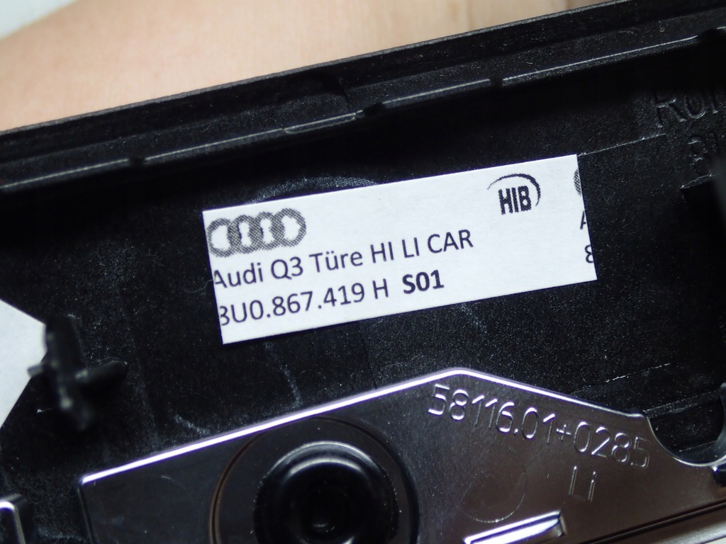 фото №13, Audi q3 rs 8u молдинг dekor дверь карбон kpl 8u0867409h 410h 419h 420h