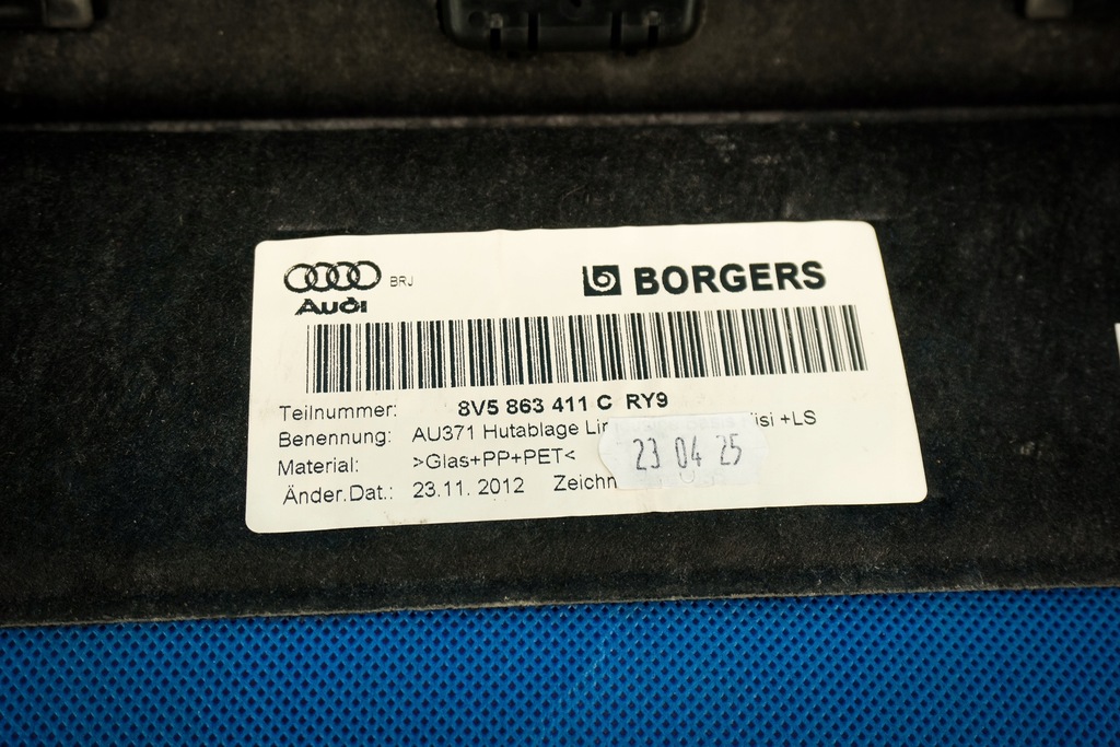 фото №16, Полка задняя audi a3 s3 rs3 8v sedan 8v5863411h