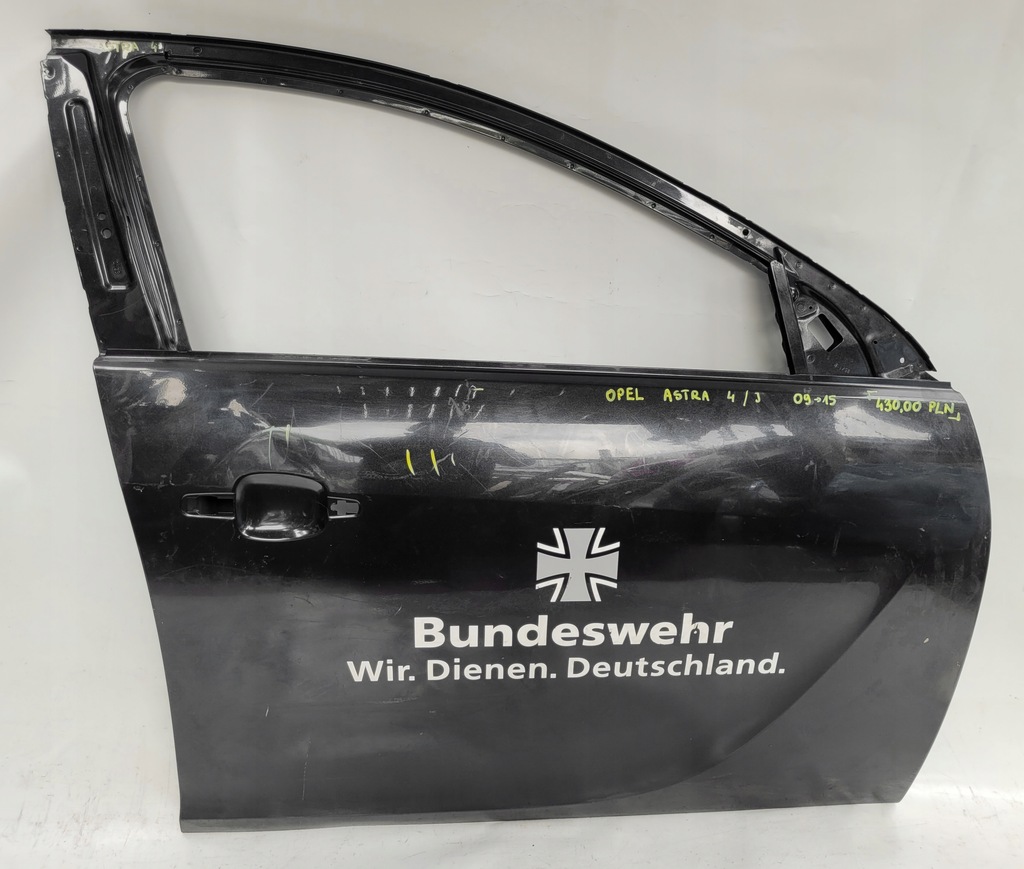 фото №1, Дверь правое перед opel astra j 2009-2015