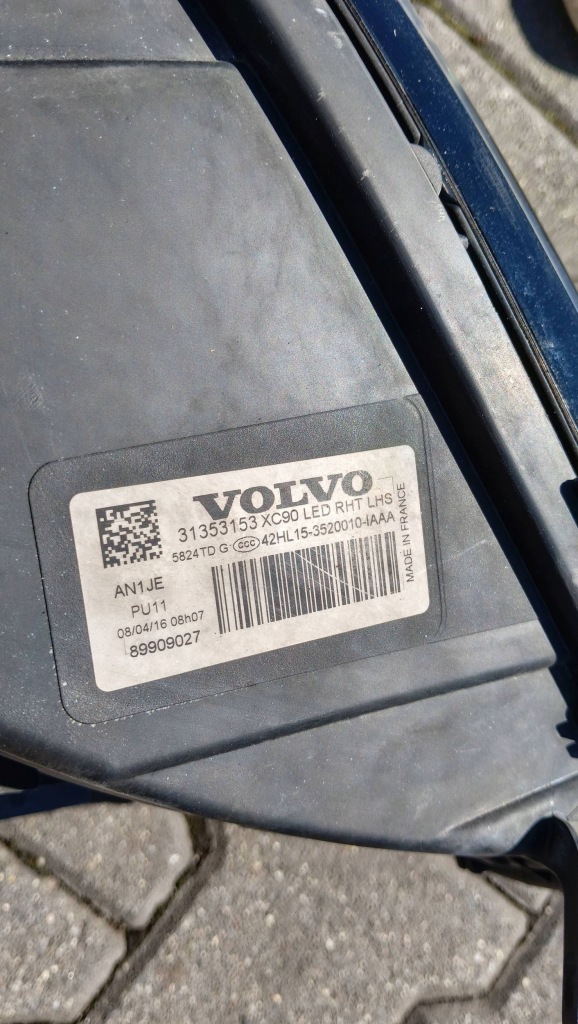 фото №7, Volvo xc90 ii лампа передняя левая full led 31353153