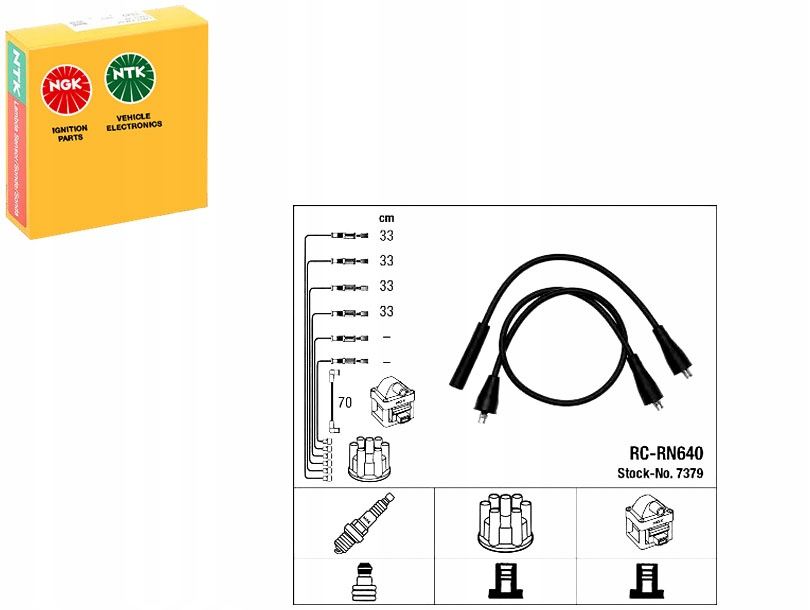 фото №1, Ngk дроти запалювання dacia 1210 1.2