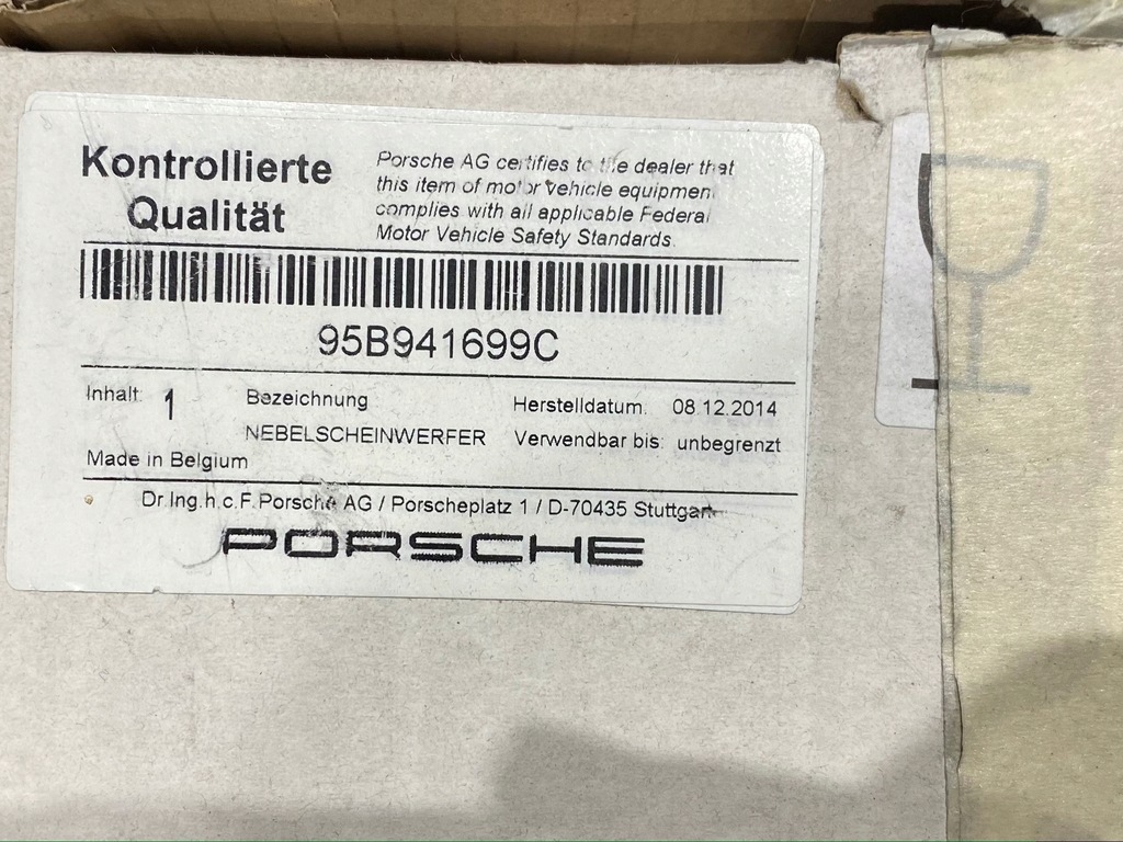 фото №6, Porsche cayenne лампа протитуманна lh 95b941699c