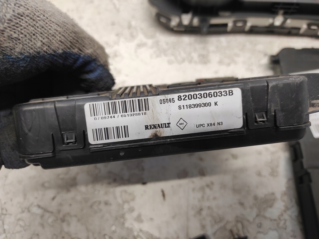 фото №6, Renault megane 2 ii 02- 1.5dci набір стартовий блок керування 8200498188