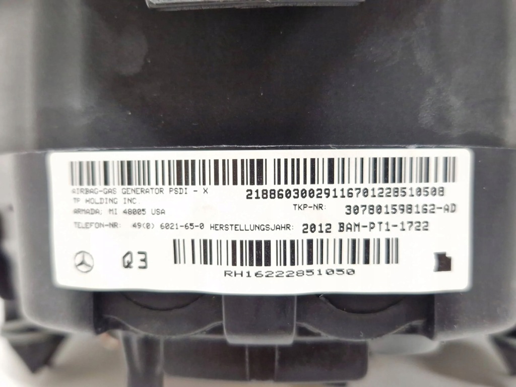 Подушка воздушная водителя mercedes-benz cls c218 x218 307801599162a Киев