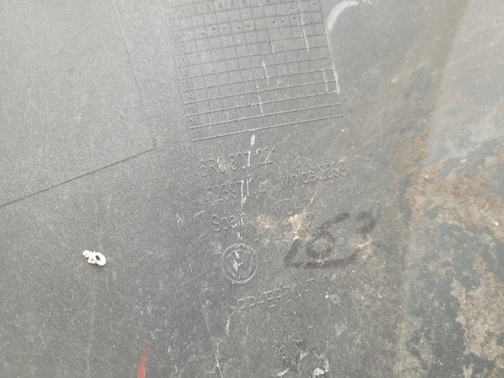 фото №12, Vw polo 5 v 6r1 09-14 бампер передний перед