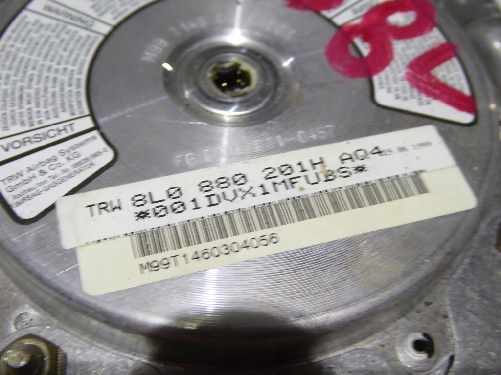 фото №7, Подушка водія audi оригінальний номер 8l0880201h