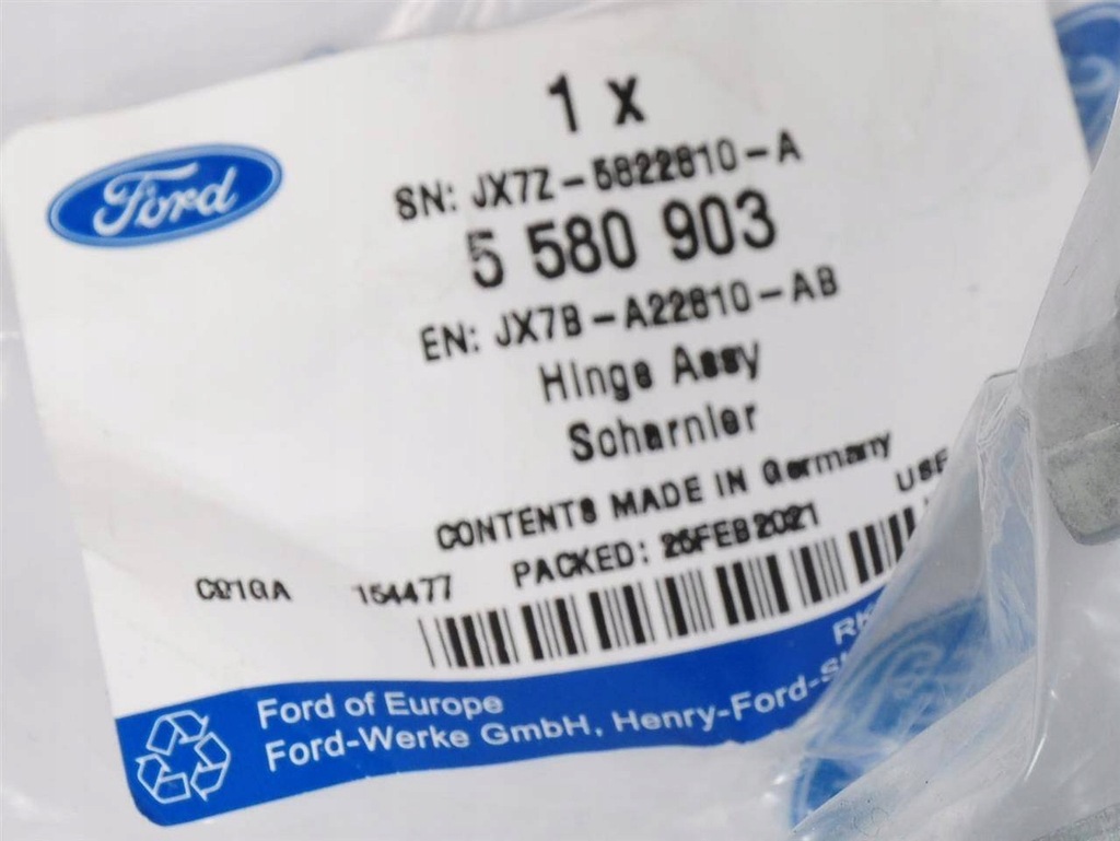 фото №15, Петля двері нижній правий mustang mach-e 20- puma 5580903 _ jx7b-a22810-ab