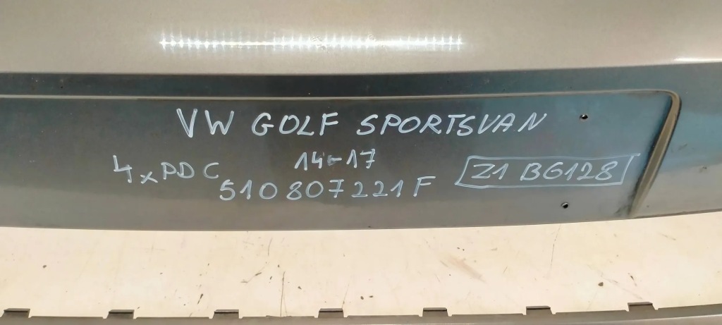 фото №8, Vw golf sportsvan 14-17 бампер передний перед 4xpdc 510807221f