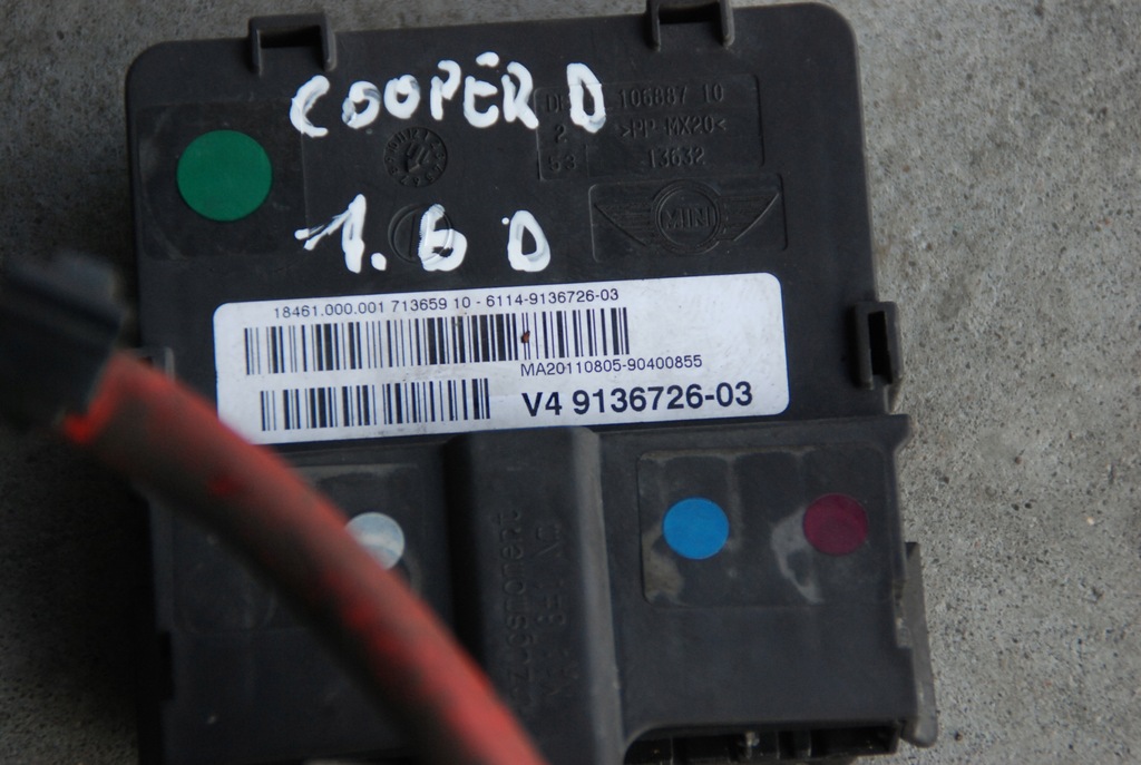 фото №2, Модуль клеммы плюсовой 9136726 mini r60 r61 10-16