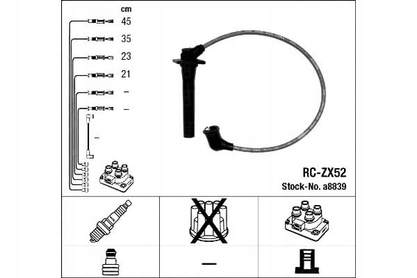 фото №2, Ngk дроти запалювання