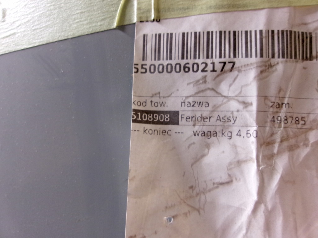 фото №2, Крыло левый передний ford everest ranger mk4