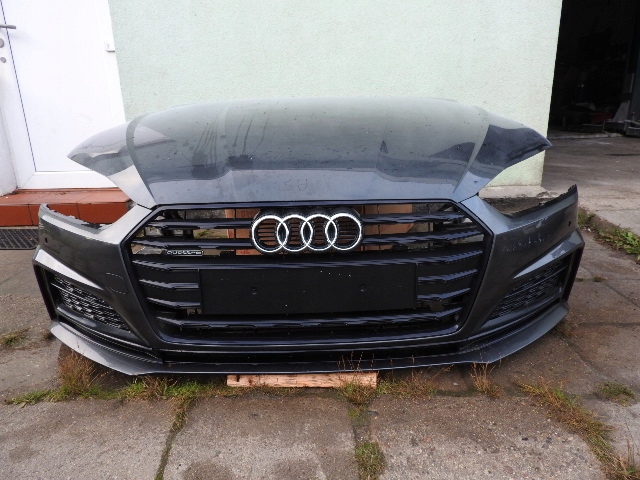 фото №1, Audi a5 b9 8w6 s-line бампер pas балка капот перед 16-