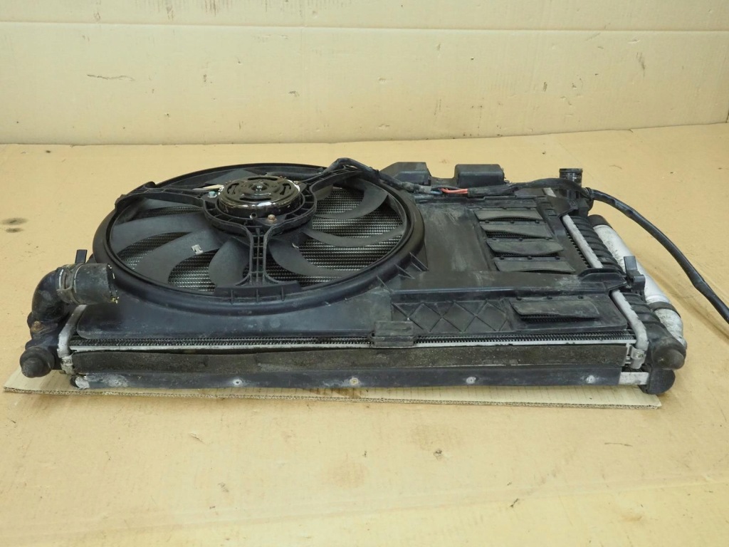 фото №7, Mini cooper r50 1.6b 2005r комплект радиатор вентилятор