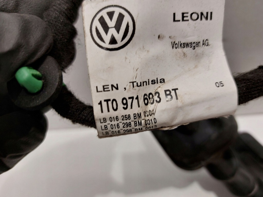 фото №6, Volkswagen touran i 2007 жгут трубопровод дверь задних