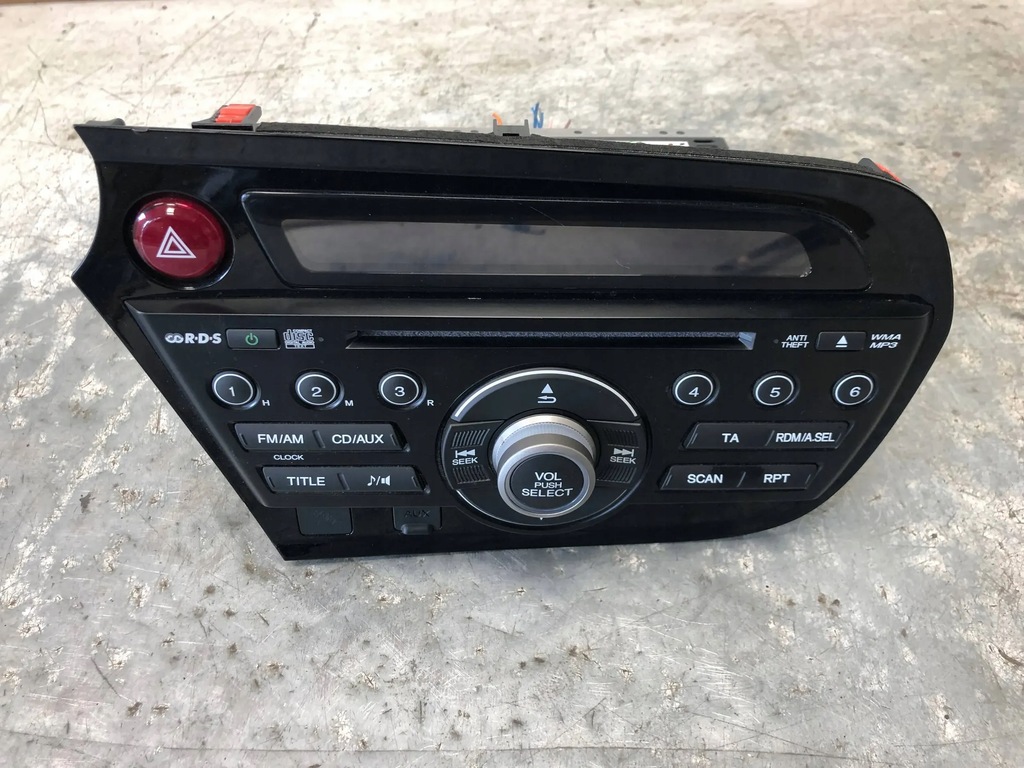 фото №1, Радіо cd honda insight ii гібрид 39100-tm8-g01