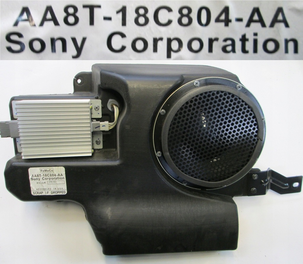 фото №7, Ford flex 08- усилитель sony сабвуфер динамик