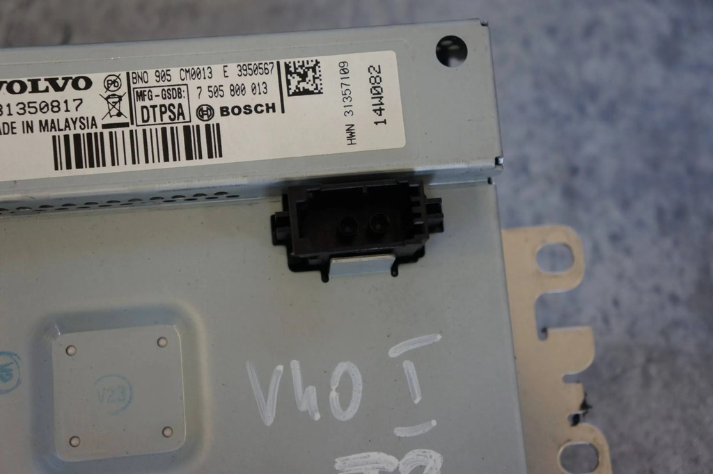 фото №5, Дисплей радио навигации navi volvo v40 ii