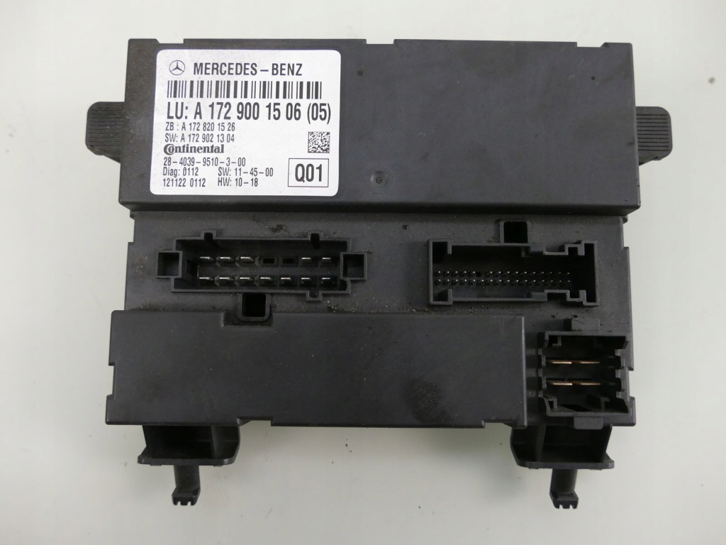 фото №1, Mercedes r172 slk блок управления крыша модуль бортовой компьютер