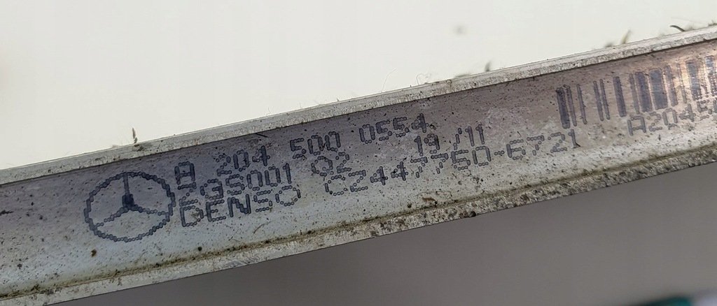 фото №6, Радіатор кондиціонера mercedes w204 a2045000554