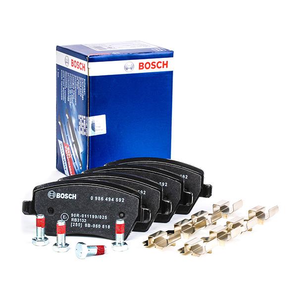 фото №1, Bosch 986 494 592 набір гальмівних колодок гальмівних, гальма дискові