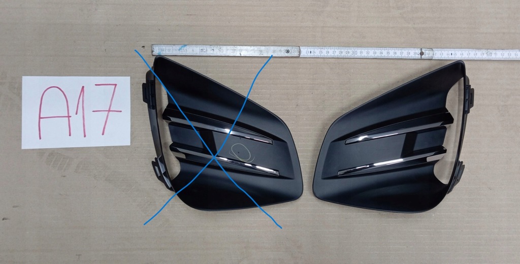 фото №1, Решітка бампера права хром renault clio v 263314344r 263362697r nowe