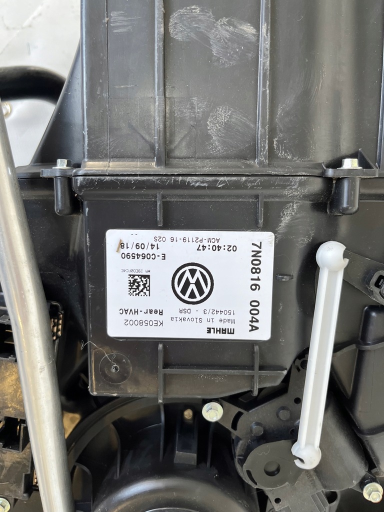 фото №11, Seat alhambra ii lift vw sharan отопитель воздуходувка комплектная задняя задняя or