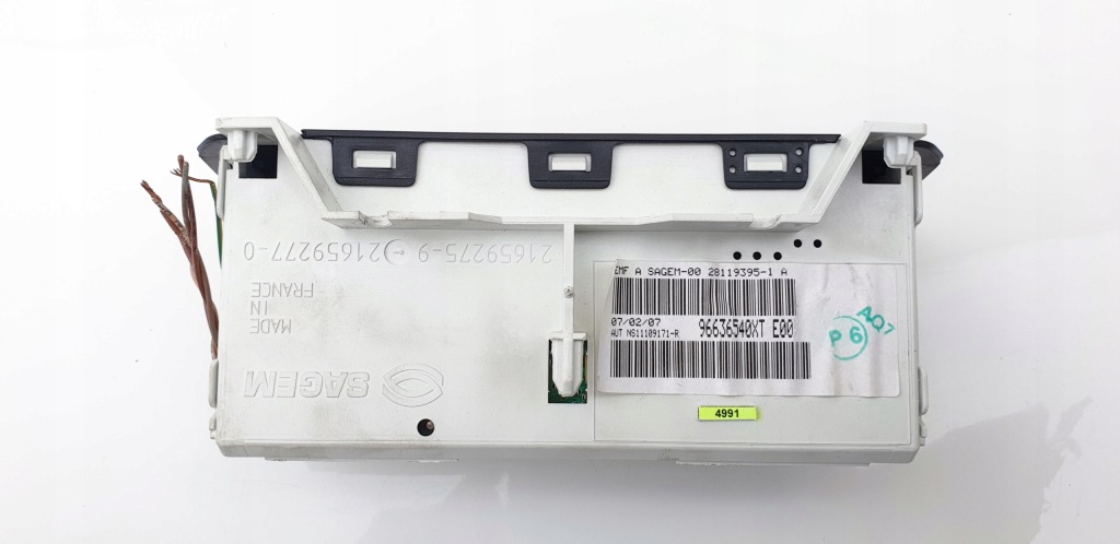 Peugeot 206 дисплей приладова панель середній emf a 96636540xt Київ