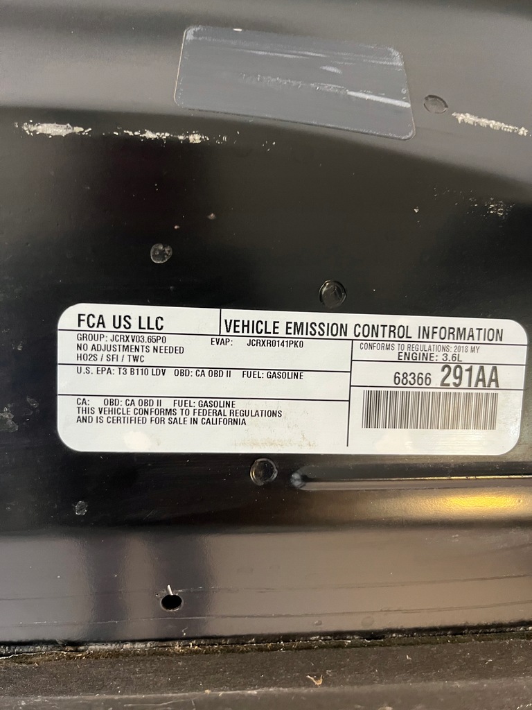 фото №6, Dodge challenger капот 2015- подкрылок впуск 68366291aa