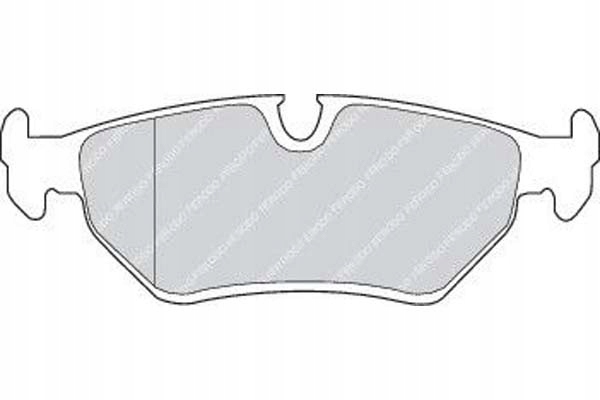 фото №1, Ferodo комплект тормозных колодок ham. задняя jaguar xj, xjsc, x