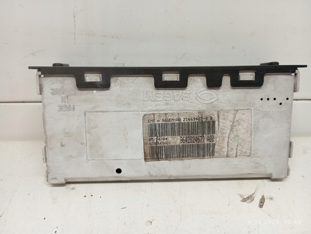 фото №3, Дисплей радио peugeot partner 9642824677