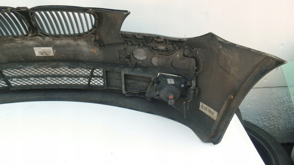 фото №14, Bmw 5 e60 e61 2003 -10 бампер передній перед омивачі ксенон pdc blackshapire