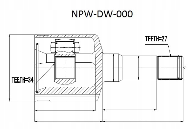 фото №4, Шарнір внутрішній лівий opel antara 2006-