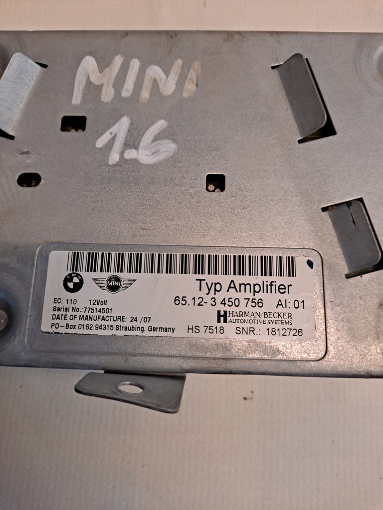 фото №5, Модуль підсилювач аудіо mini cooper r56 3450756