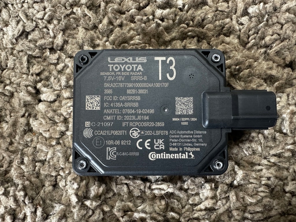фото №2, Toyota lexus датчик радар 882b1-30031