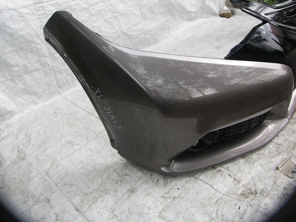 фото №11, Honda civic ix 11 - 13 бампер передній led решітка радіатора