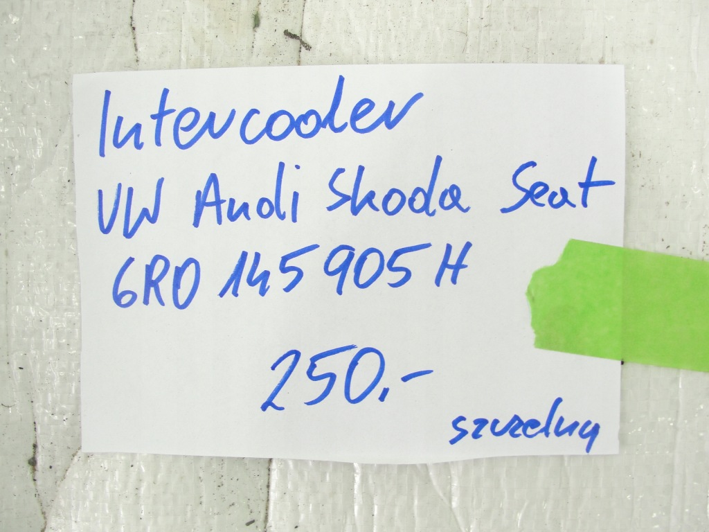 Интеркулер vw audi seat skoda 6r0145905h Недорого