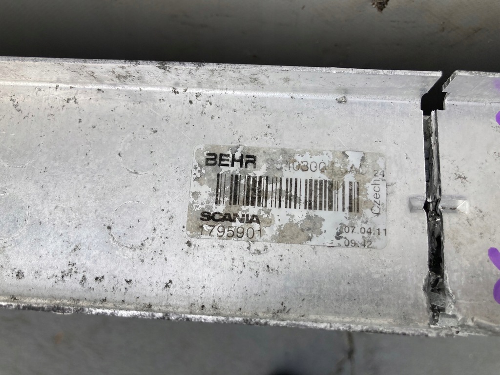 фото №6, Scania r xpi радіатор повітря інтеркулер 1795901