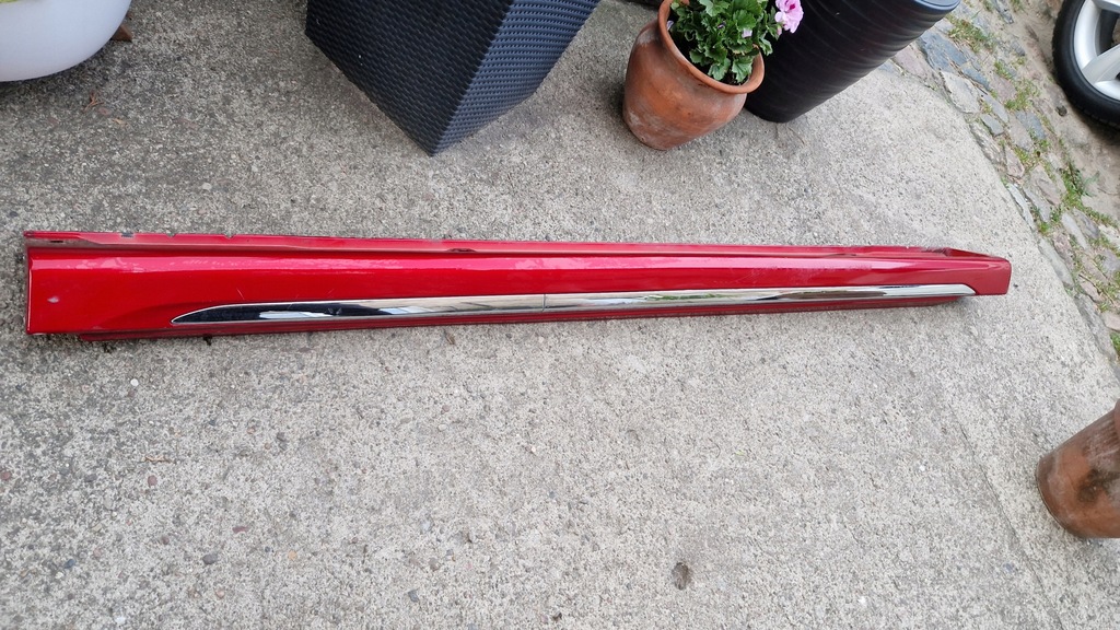 фото №12, Mitsubishi outlander lll lift порог молдинг хром p.