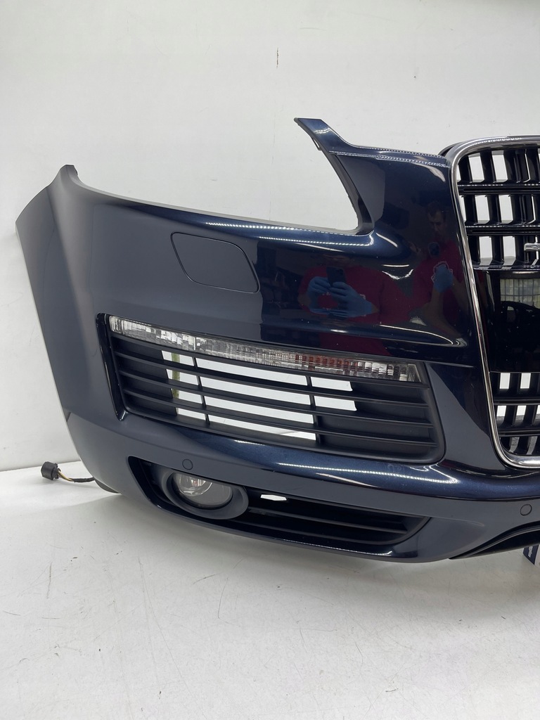 фото №8, Audi q7 4l s-line бампер перед полный kompletny 4x pdc цвет: lz5q niebieski