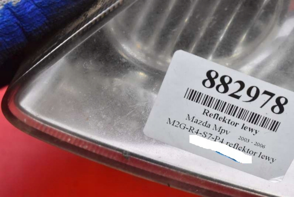 фото №11, Фара лівий лампа перед eu p3814l mazda mpv 2 ii lw lift 03-06