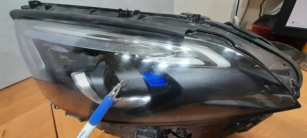 фото №7, Лампа лівий перед прокладка full led multibeam mercedes w177 lift eu