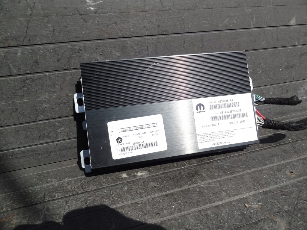 фото №1, Jeep cherokee kl 2017 усилитель 68310851aa org