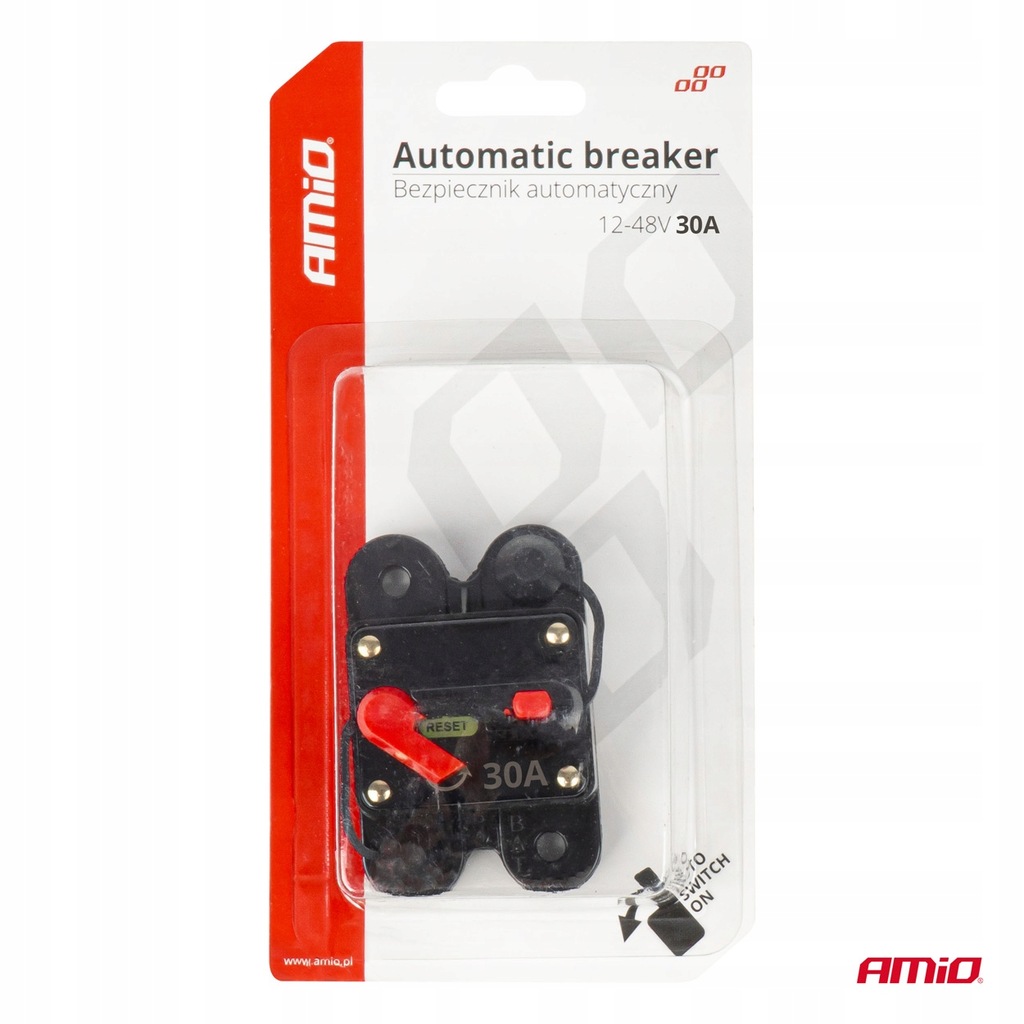 фото №9, Автомобільний запобіжник автоматичний 12v-48v 30a do solarów kampera