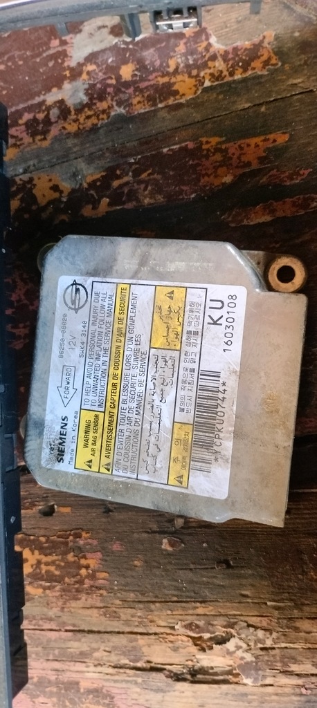 фото №1, 86250-08020 датчик модуль подушка безопасности ssangyong rexton i