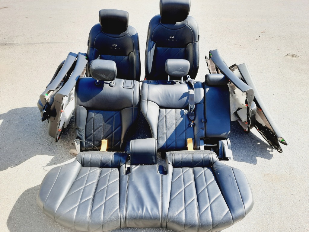 фото №1, Infiniti fx ii s51 сидіння шкіра підігрів вентильовані комплект uk