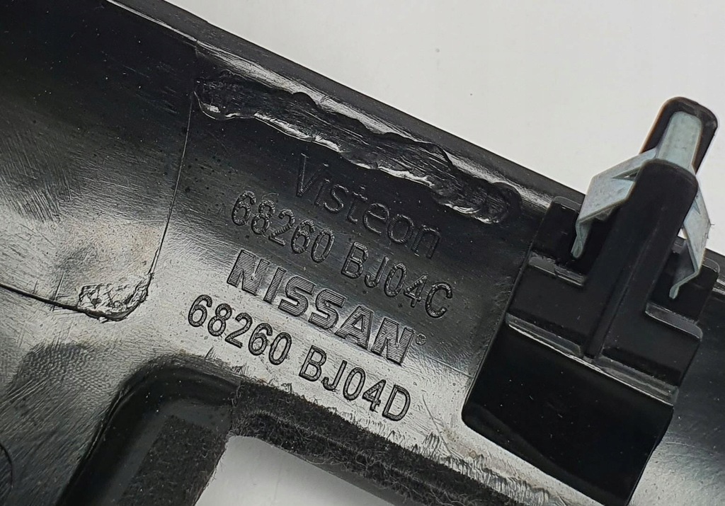 фото №7, Захист корпус панелі консолі обдув nissan nv200 68260-bj04c