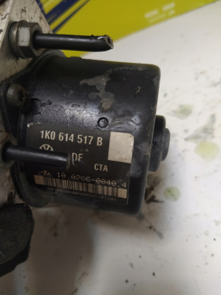 фото №5, Audi a3 8p vw touran i seat leon ii skoda насос abs 1k0614517b 1k0907379d