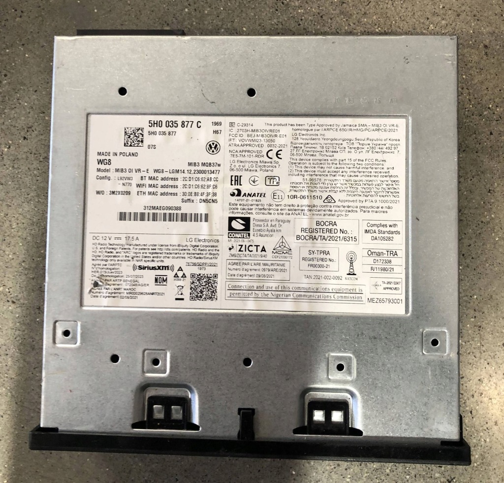 Купить Модуль mmi volkswagen atlas 5h0035877c