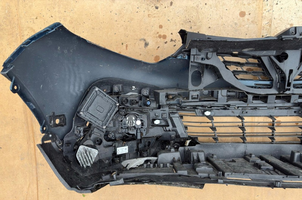 фото №12, Бампер передний kompletny renault captur i captur 1 6xpdc niebieski orygina